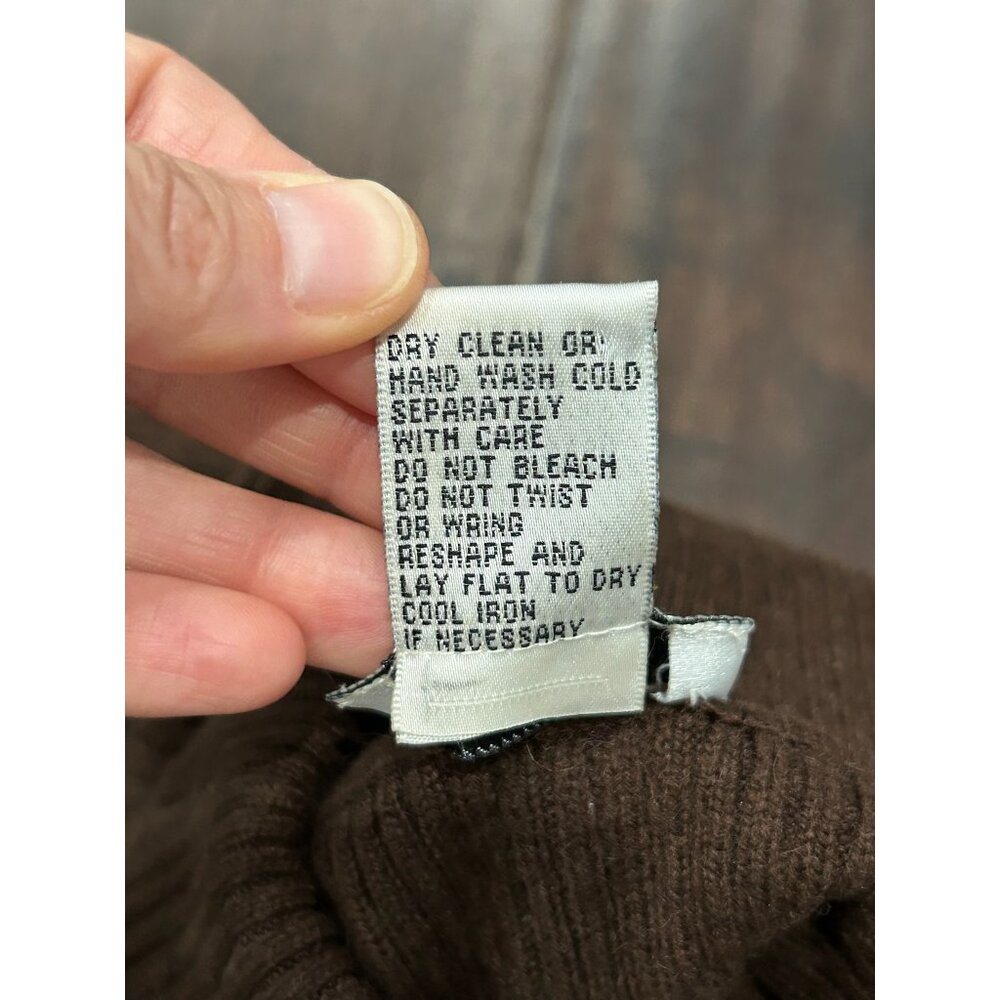 Cache Embellished Turtleneck Pullover Sweater Bro… - image 7